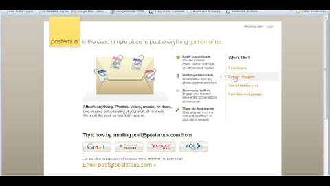 Webmaster tips: easy blogging with posterous