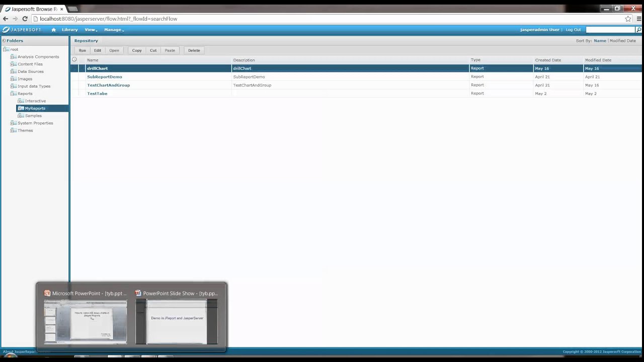 a tutorial to create drill down charts in jasper reports youtube types of jasper chart