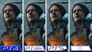 Death Stranding Director's Cut | PS5 - PC - PS4 - PS4 Pro | Graphics Comparison \& FPS