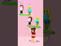 Minecraft vs Roblox Who is Heavier? 🤔🤯 - MAIZEN Minecraft Animation #shorts #minecraftanimation