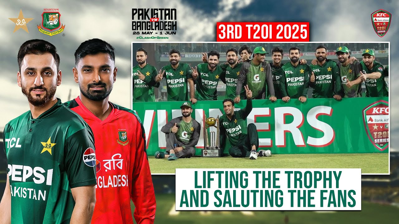 Lifting the trophy and saluting the fans 🏆🙌 | 