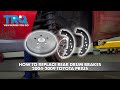 How to Replace Rear Drum Brakes 2004-2009 Toyota Prius