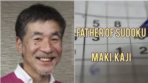 Father of Sudoku || Maki Kaji || passes away at 69 || learn with Arul
