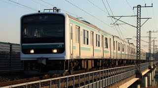 JRE501系K754編成 524M 普通 水戸行き JR常磐線 勝田～水戸 区間