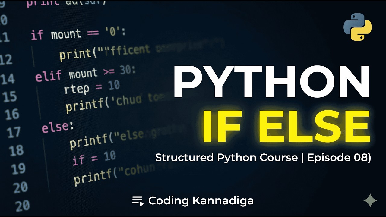 Python If Else Explained for Beginners | Conditional Statements in ...