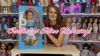 American Girl Disney Alice in Wonderland Collector Doll UNBOXING!