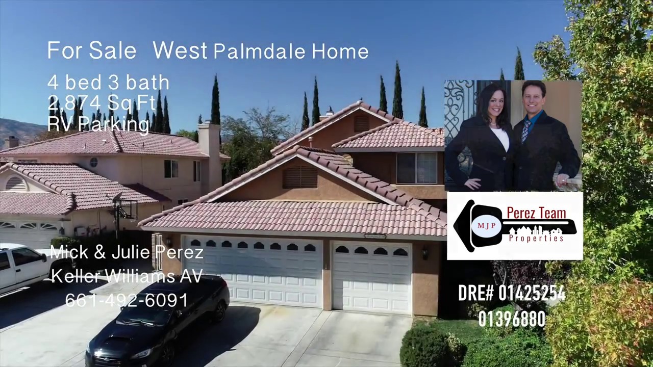 West Palmdale Home with RV Access YouTube