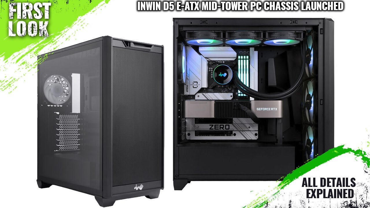 InWin D5 E-ATX Mid-Tower PC Chassis Launched - Explained All Spec, Features And More