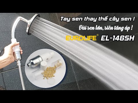 Video Bộ tay sen siêu tăng áp lõi lọc khoáng chất bổ xung... - youtube