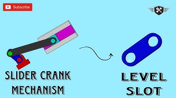 Slider Crank mechanism  in Solidworks|Lever slot|AutoCAD|3D model#akd #tutorial #cad