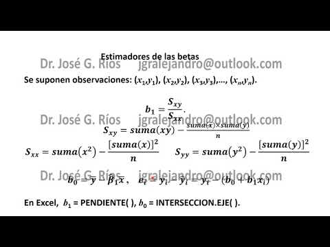 Regresión lineal simple