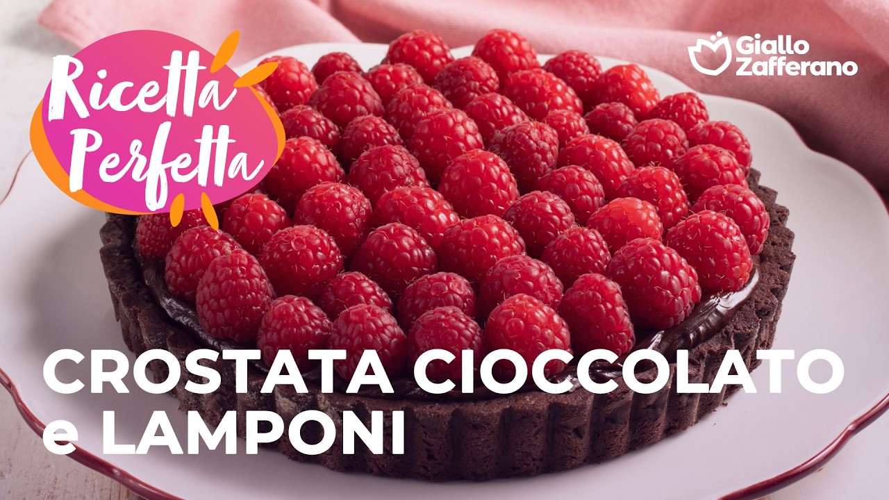 Crostata Cioccolato e Lamponi