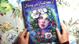 FAIRY AND FANTASY 2 - GRAYSCALE COLORING BOOK (Flip Through) screenshot 4