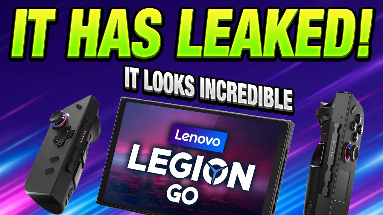 Lenovo Legion Go, AMD Phoenix powered handheld with 'joy-cons' has