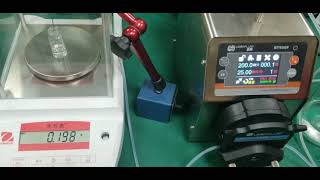2021 LEAD FLUID BT600F peristaltic pump for dosing volume 200ul