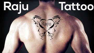 Raju Name Tattoo | Tattoo Whatsapp Status