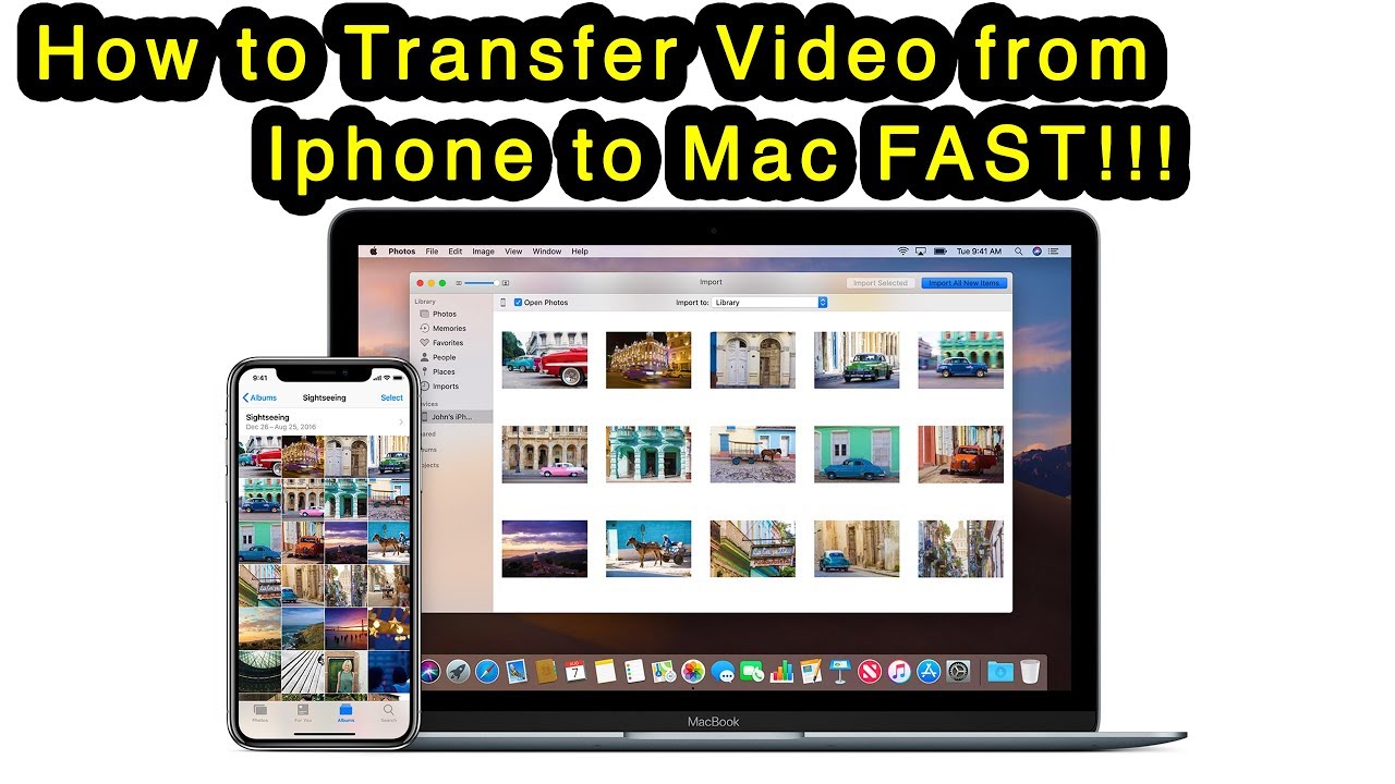 Transfer 4K Video from iPhone to Mac Fast