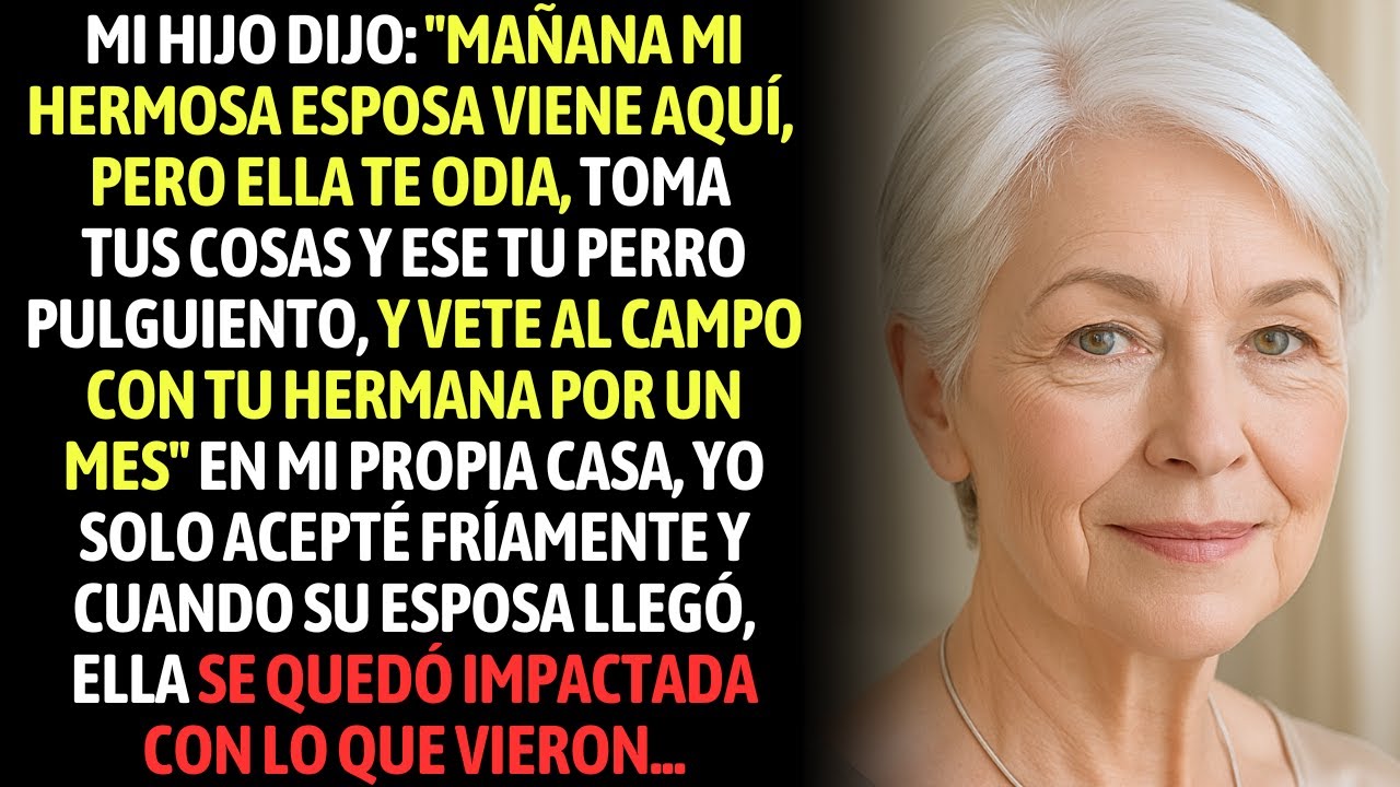 Mi Esposa Viene Aquí, Y Ella Te Odia, ¡Toma Tus Cosas Y Ese Tu Perro Y Sal De Aquí! Dijo Mi Hijo...