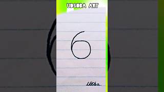 Draw A Beautiful Fish Using Number 6 Easy.