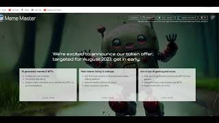 Meme Master Nft Gaming Project Review| Create  Own Nft Using This PlateForm|Token Presale Start Soon screenshot 5