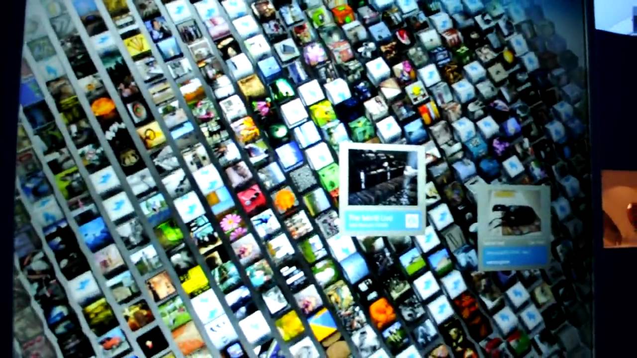 Intel Interactive Info Board @ CES - YouTube