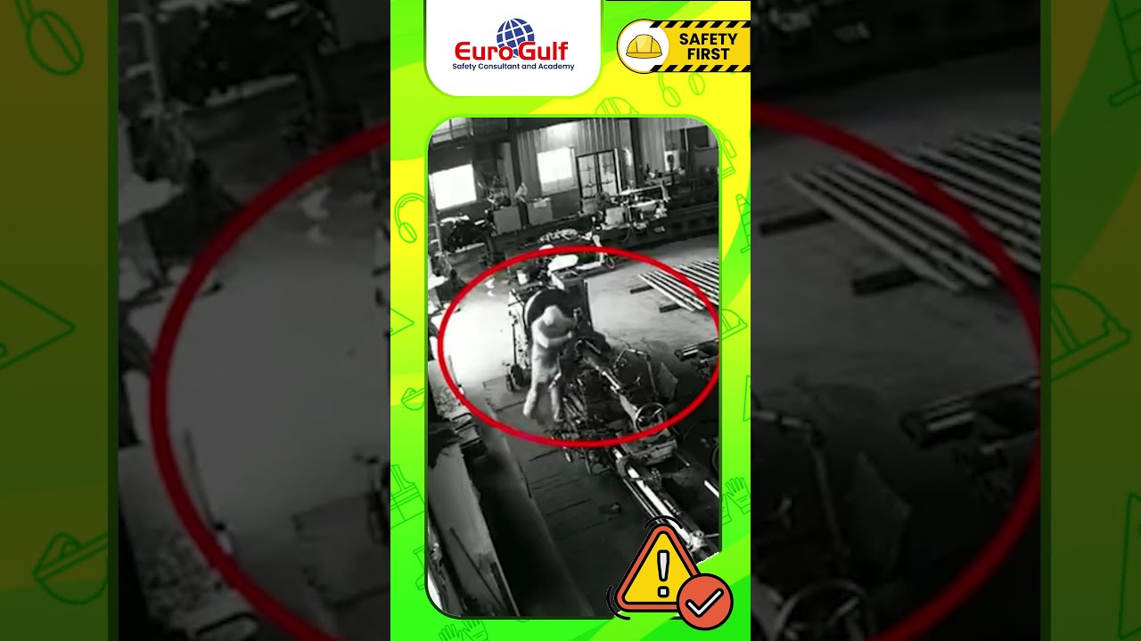 Rotating Machine Work Accident Caught On Camera Shocking Footage Reveals Workplace Danger 