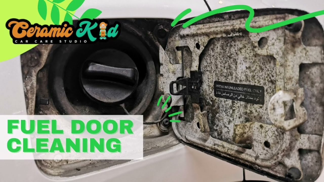 Fuel Door Cleaning