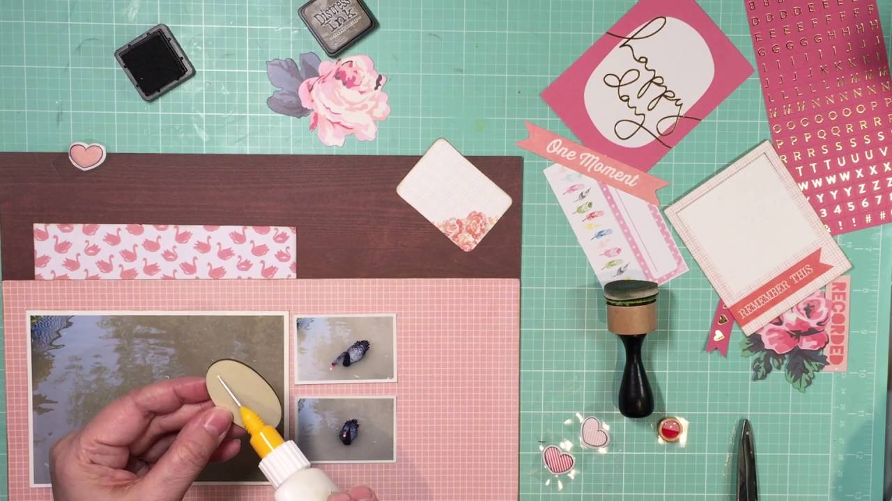 Scrapbooking Process 585 (201658/150) YouTube
