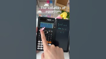 The solution of equations🌟#newyes #calculator #tutorial #maths