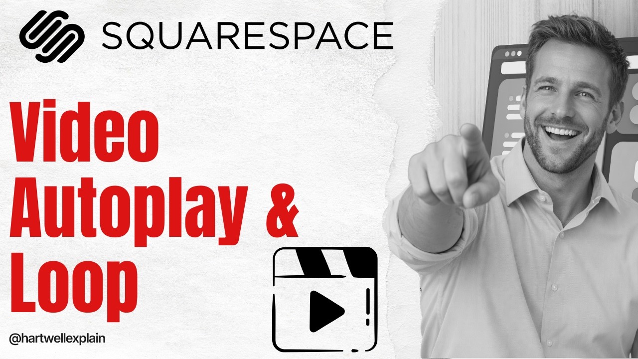 How To Add Video, Set It To Auto Play & Loop - YouTube