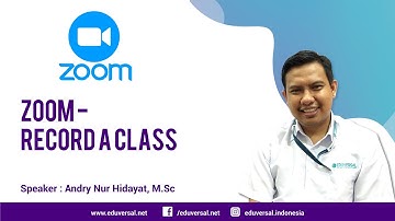 Zoom - Record a Class (Asynchronous Online Learning)