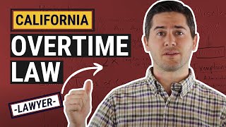 This video describes california's overtime laws for non-lawyers.
details what constitutes a violation and who much people may be owed.
it covers m...