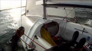 Flying Fifteen sailing at Draycote Water.mts