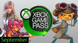 Xbox Game Pass September 2021 Games Suggestions and Additions