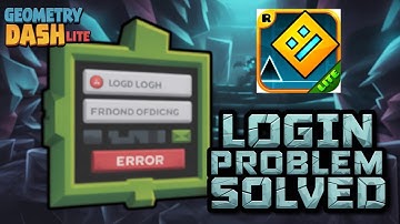 Fix Geometry Dash Lite App Login Problem I Step by Step