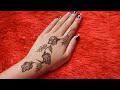 Flower mehndi design video #mehndidesign
