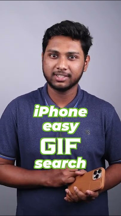 iPhone easy GIF 😍 search using shortcut #Shorts #iGBHindiShorts