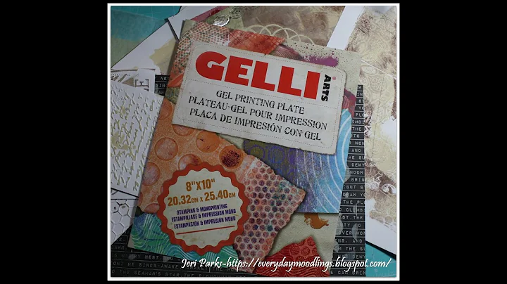 Everyday Moodlings Learning to Gelli Plate
