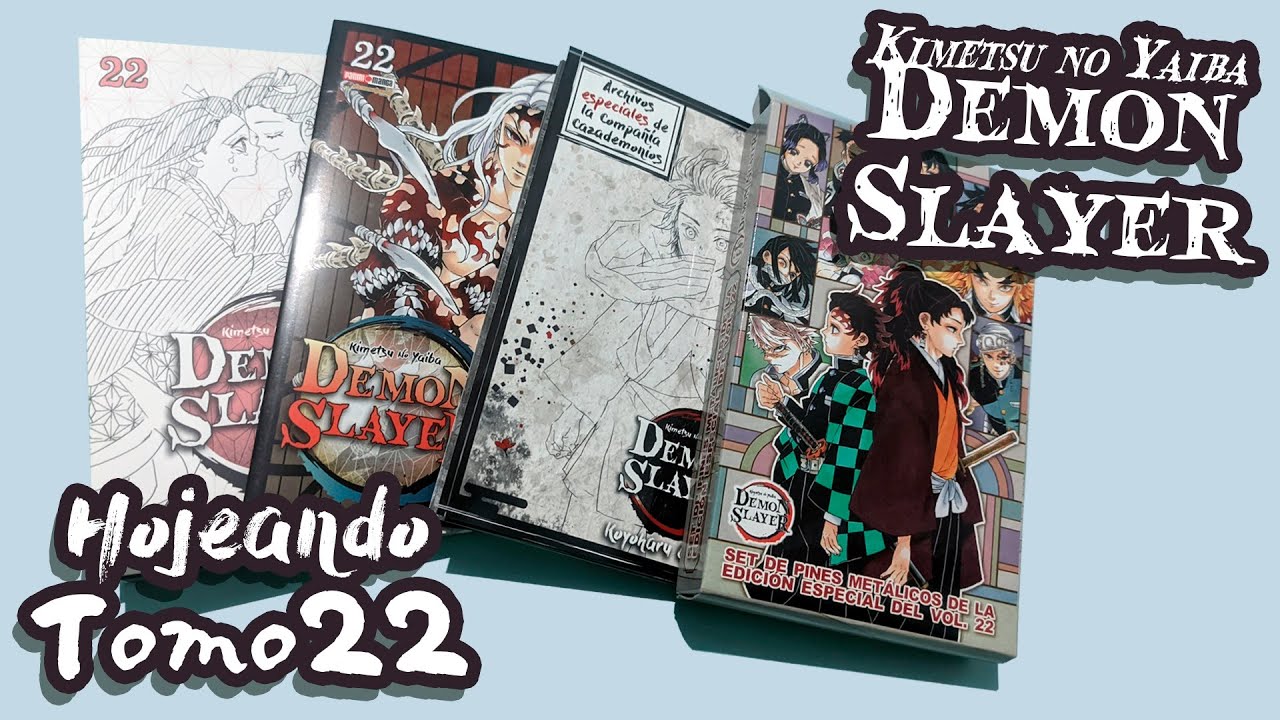 Hojeando Demon Slayer Tomo 22 Panini Deluxe Youtube