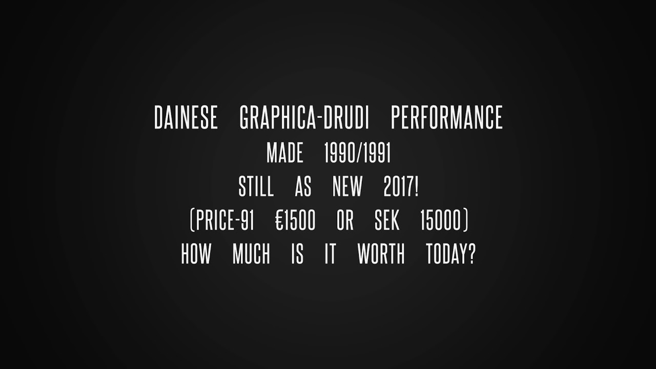 Dainese-Drudi Performance from 1991