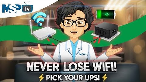 Stop Losing Wi-Fi During Power Cuts – Here’s the Fix | MSP TV