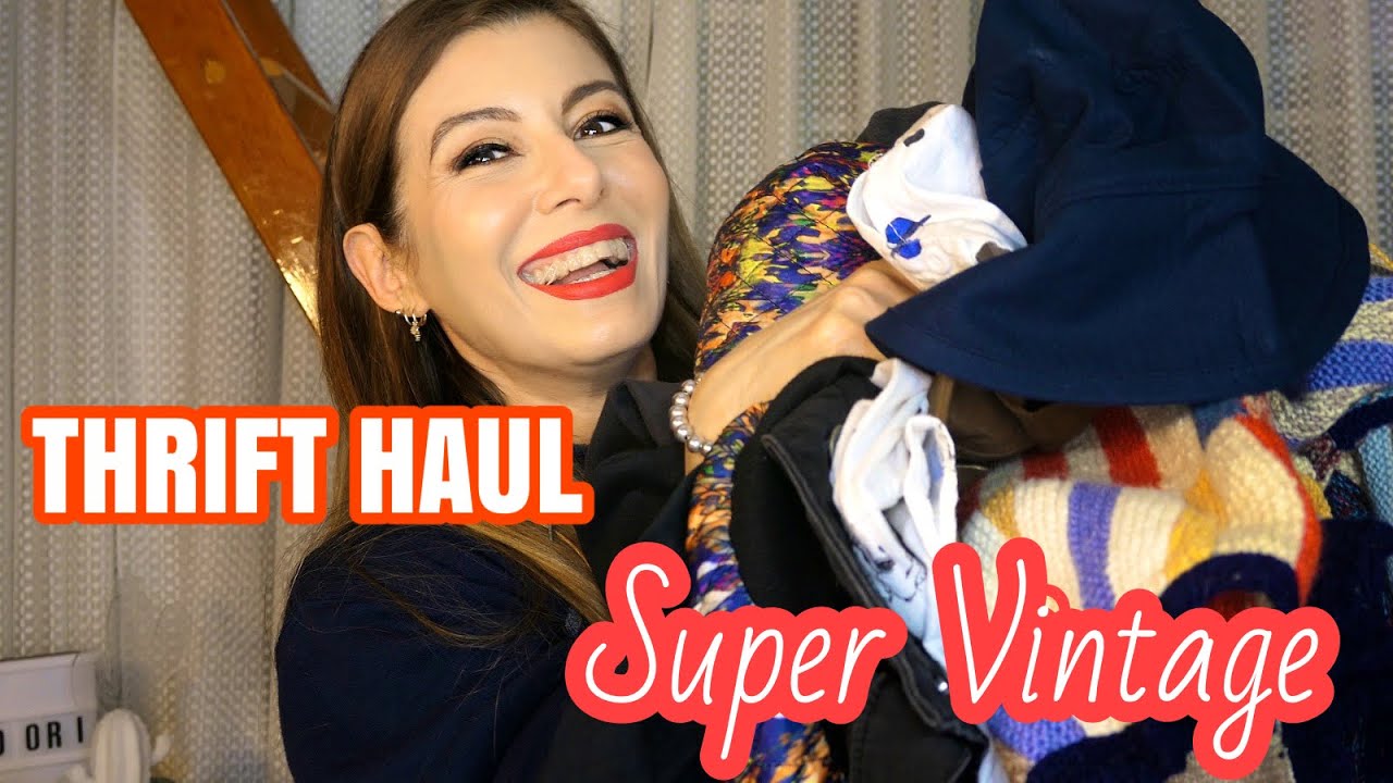 THRIFTING HAUL: HO TROVATO DEL VINTAGE PAZZESCO + SECOND HAND !!