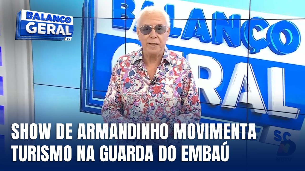 Destaque Cacau Menezes - Show de Armandinho marca encerramento do verão em Palhoça