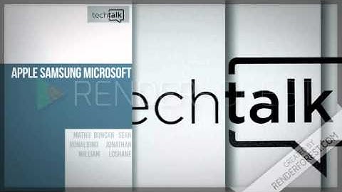 TECH TALK INTRO