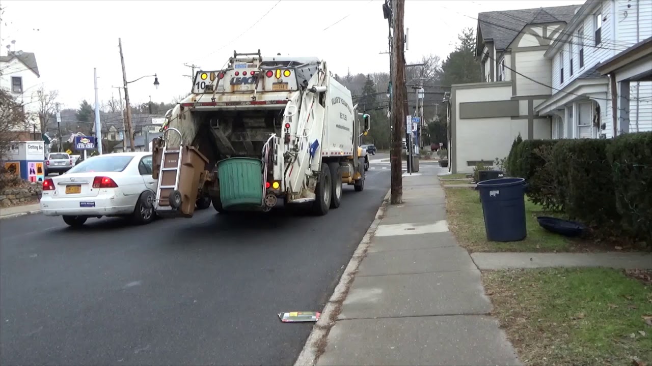 Village of Pleasantville Leach Rear Loader on Trash YouTube