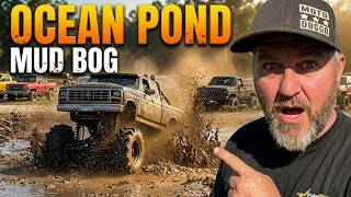 Trucks Gone Wild at Ocean Pond Mud Bog!