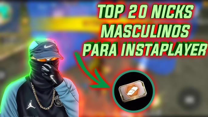 IDEIAS DE NICK MASCULINO #freestyle #freefire #freefire_lover