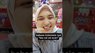 Bahasa Indonesia Nya Teu Cai Cai Acan