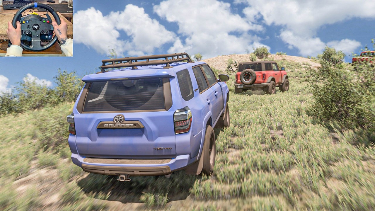 Toyota 4Runner TRD & 4x4 Cars Offroad | Forza Horizon 5 Steering Wheel Gameplay