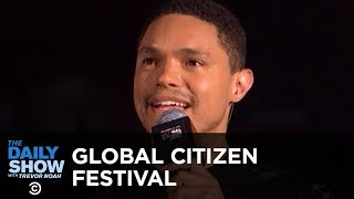 Trevor Hosts the Global Citizen Festival to Honor Nelson Mandela’s 100th Birthday | The Daily Show